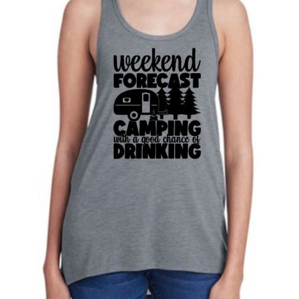 Ladies Triblend Racerback Tank Top - Small